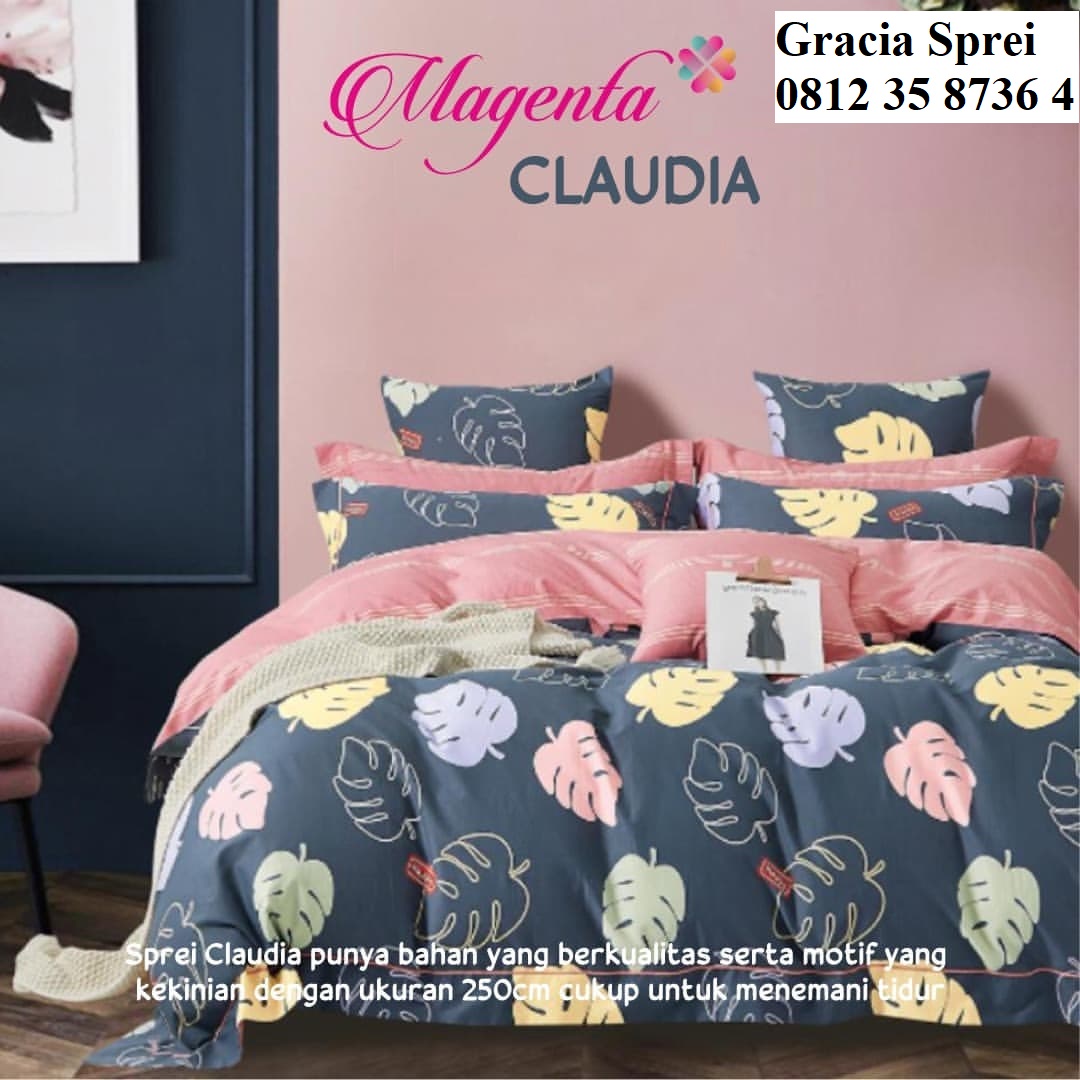 <p>Sprei Magenta Claudia sprei claudi punya bahan 